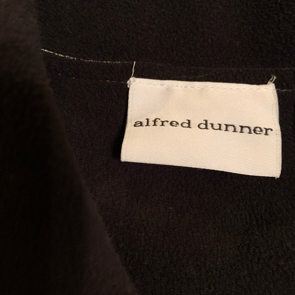 NWOT Alfred Dunner Winter White Snowflake Faux Suede Coat - Picture 12 of 13